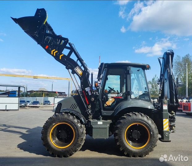 Экскаватор-погрузчик Shanmon 388H-III Carraro, 2024