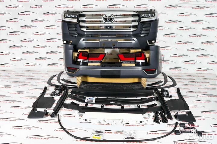 Рестайлинг Toyota land cruiser 200 стиль LC 300 F2