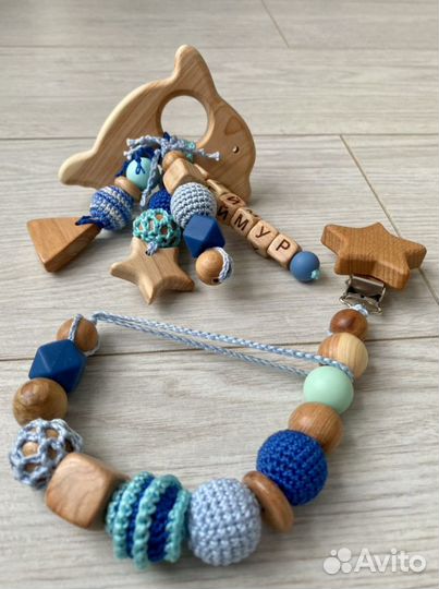 Грызунок для новорождённых ручная работа