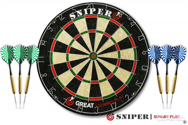 Комплект для игры в дартс sniper Summit Play Great
