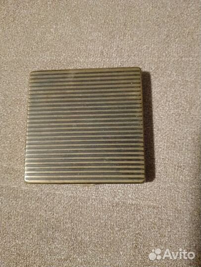 Пудреница СССР латунь