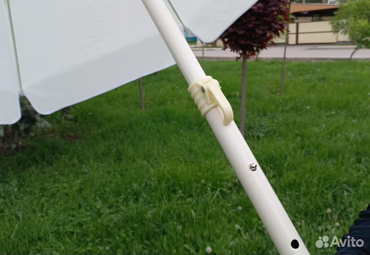 Зонт уличный круглый с двойным куполом