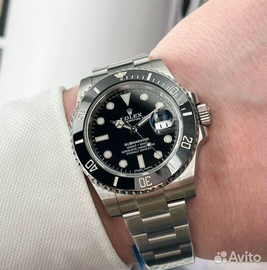 Часы rolex чёрные