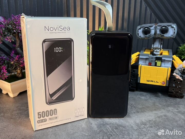 Повербанк с быстрой зарядкой 50.000 mAh