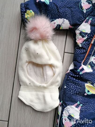 Зимний комбинезон на девочку 74 80 86