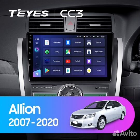 Магнитола Teyes CC3 для Toyota Allion/Premio 08-13