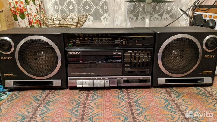 Кассетная магнитола sony