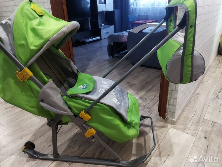 Детские санки коляска бу