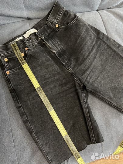 Шорты джинсовые бермуды mango