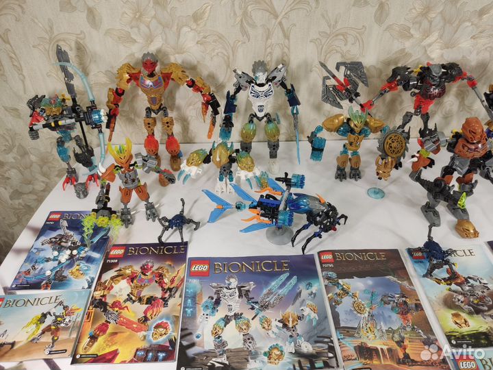 Lego Bionicle 10 штук