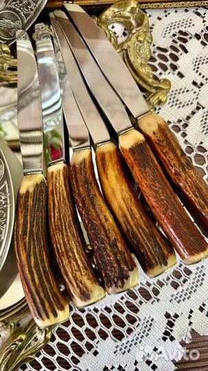 Ножи с роговой ручкой. Франция