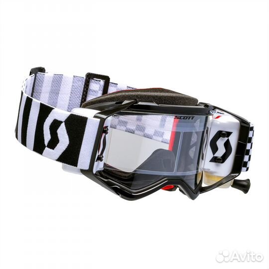 Очки scott Prospect WFS racing black white clear w