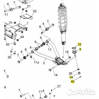 Шаровая опора для квадроцикла BRP Can-Am AT-08810