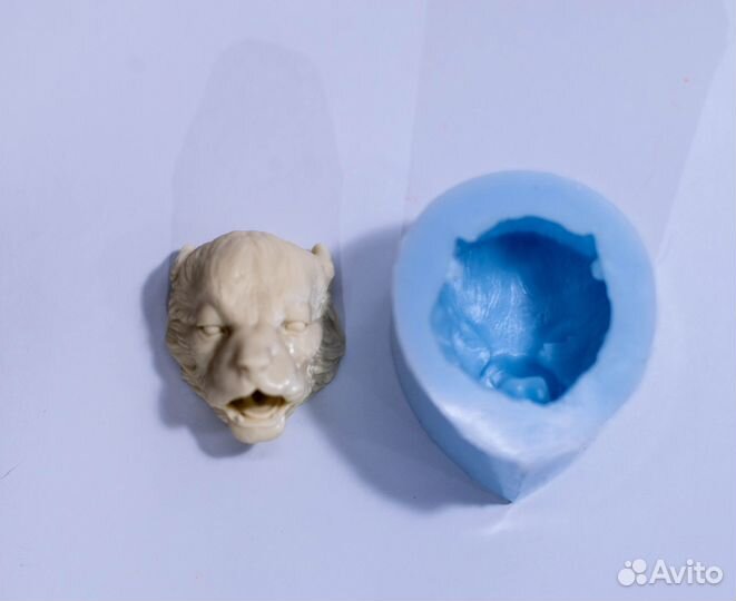 Силиконовый молд лицо