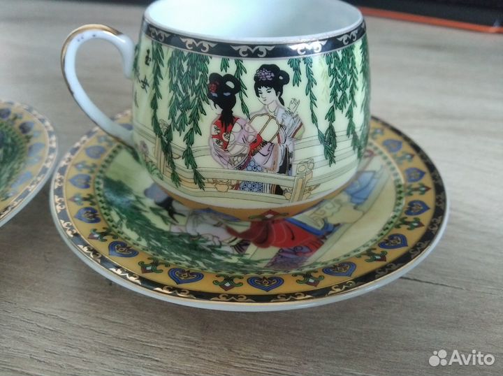 Кофейная пара костяной фарфор