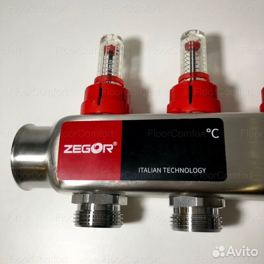 Коллектор для теплого пола на 4 выхода