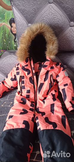 Зимний комбинезон для девочки 116