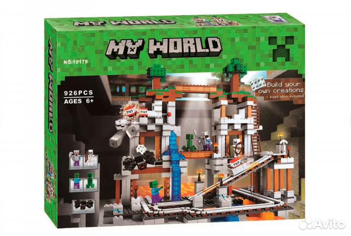 Конструктор 10179 Майнкрафт Шахта 926дет