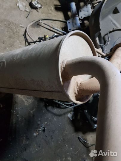 Задняя бочка глушителя Fiat albea