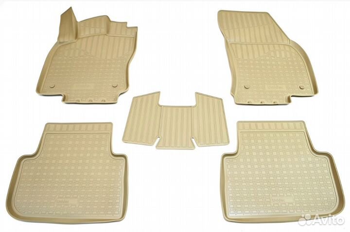 Коврики в салон Volkswagen Tiguan 2 (2016-н.в) Беж