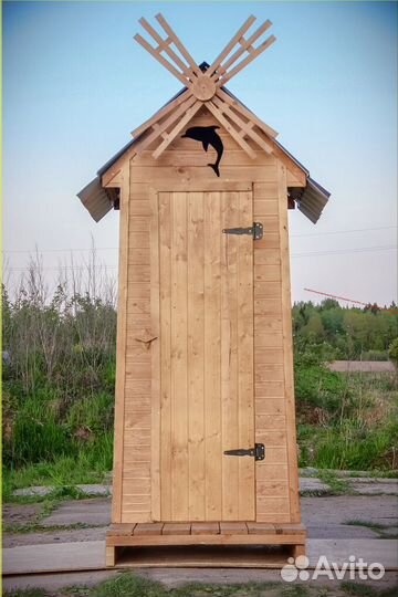 Дачный туалет деревянный BAG341