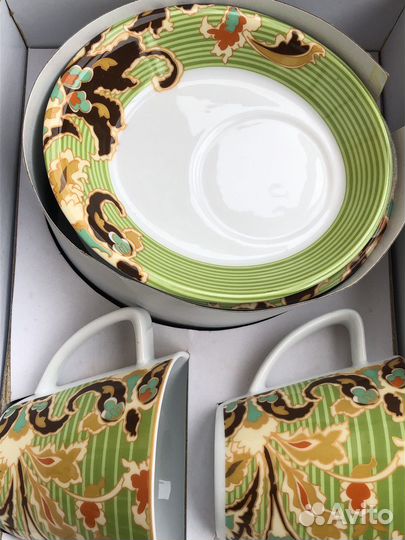 2 чайные пары Фантазия фарфор Великобритания