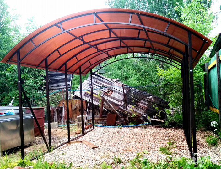 Нaвеc уcилeнный 3.6 x 3.0м. Бeседка