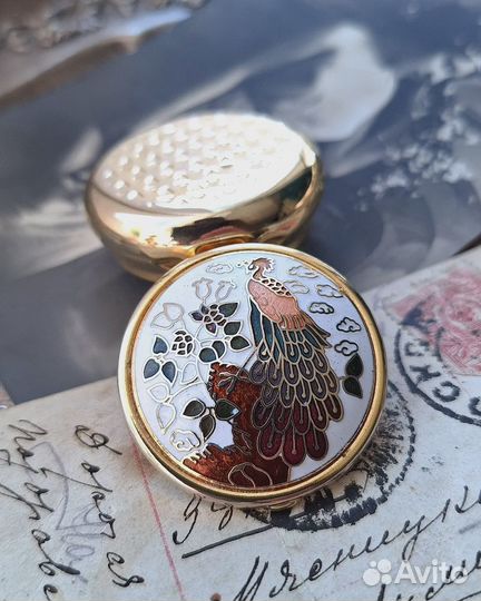 Таблетница Латунь Старинная