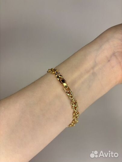 Браслет женский со стразами бижутерия