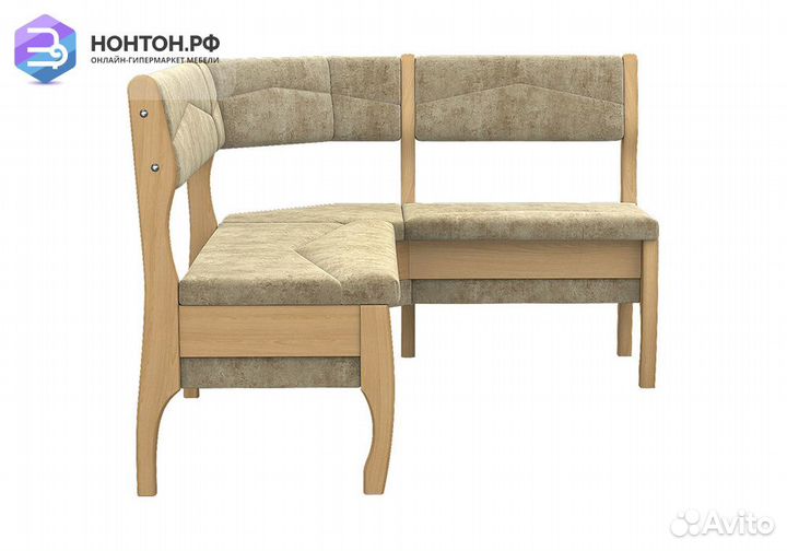 Кухонный уголок Б 1460 мм бежевый / бук