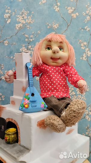 Интерьерная кукла ручной работы