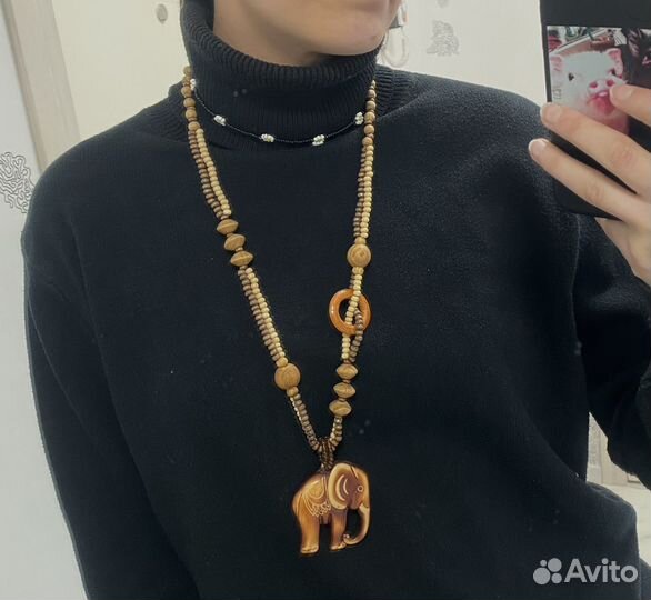 Деревянное ожерелье