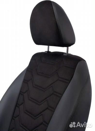 Авточехлы из экокожи Лада Веста