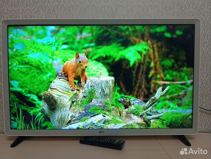 Белый SMART TV, Wi-Fi, LG 32 дюйма Full HD