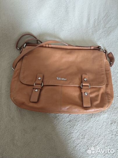 Сумка женская для учебы натуральная кожа Италия