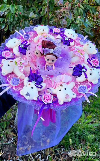 Букет из мягких игрушек