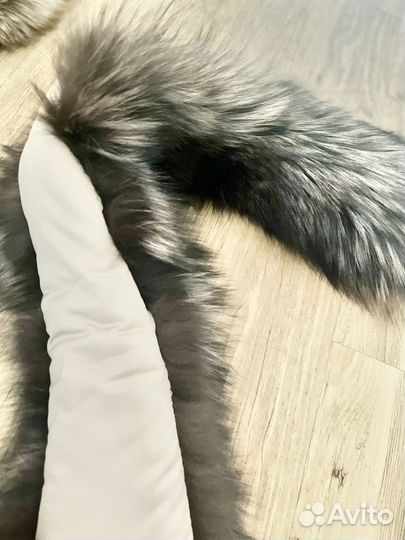 Воротник из лисы чернобурой