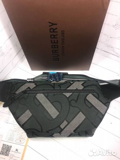 Новая мужская сумка Burberry поясная