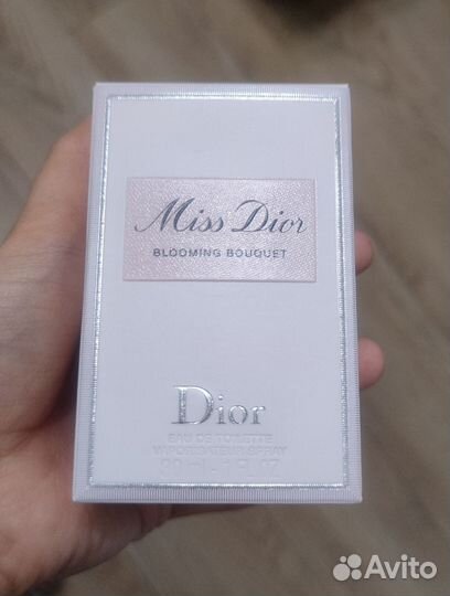 Туалетная вода miss dior blooming bouquet 30мл