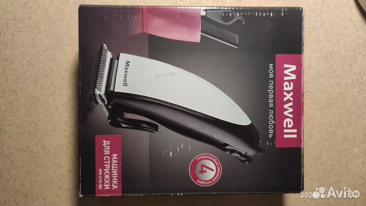 Новая машинка для стрижки Maxwell MW-2104 BK