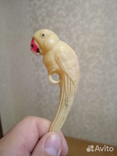 Игрушки погремушка попугай СССР целлулойд RRR