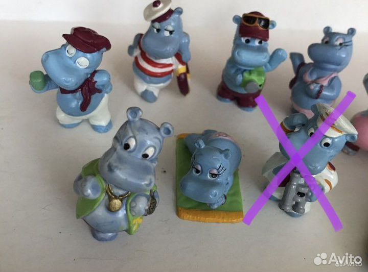 Игрушки. Киндер Сюмприз. Бегемотики