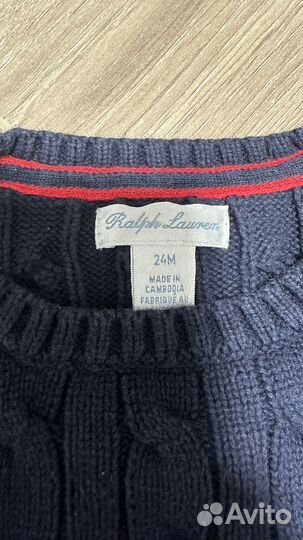 Вещи пакетом на мальчика ralph lauren 92