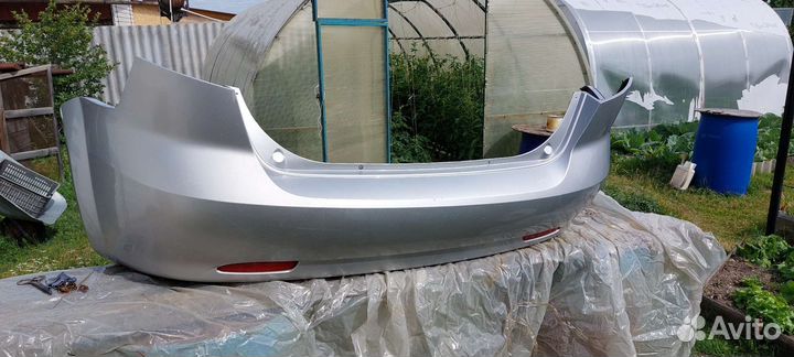 Бампер задний chevrolet lacetti хэтчбек