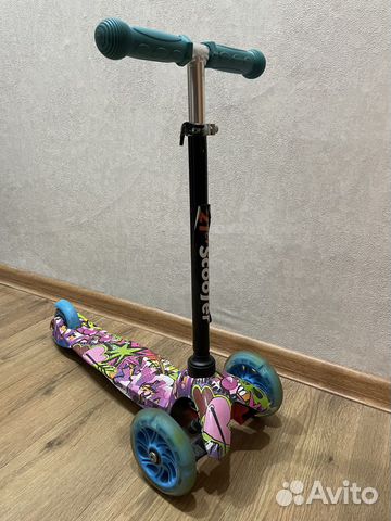 Самокат детский трехколесный бу