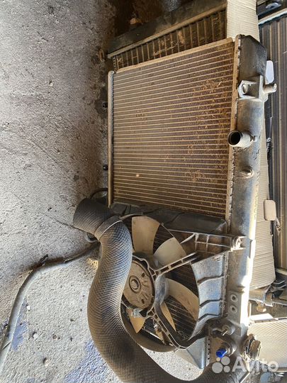 Радиатор с интеркулером Mazda Premacy дизель мех