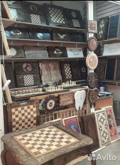 Нарды ручной работы резные