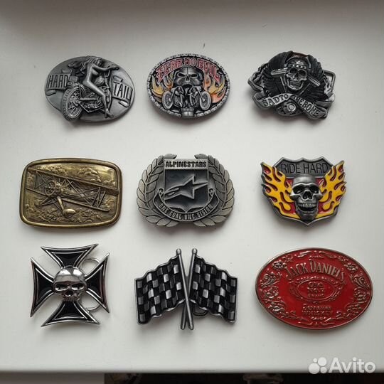 Байкерская пряжка на ремень
