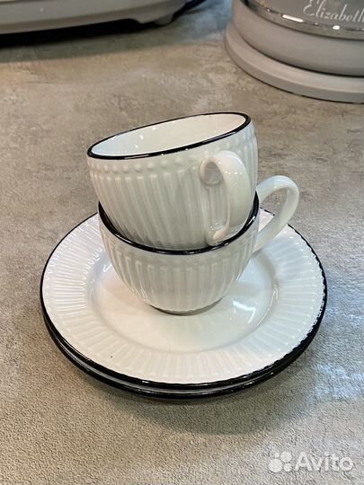 Чашка с блюдцем для эспрессо