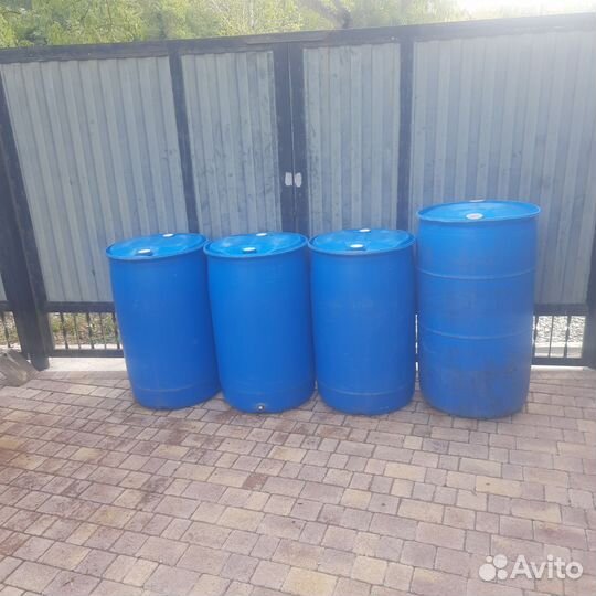 Бочка пластиковая пищевая 227 литров